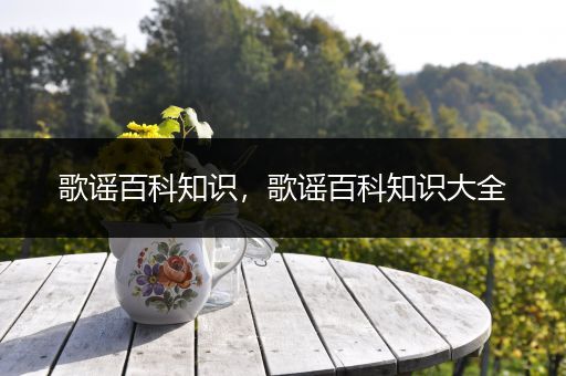 歌谣百科知识，歌谣百科知识大全