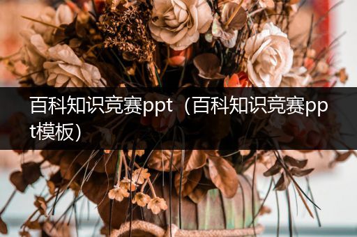 百科知识竞赛ppt（百科知识竞赛ppt模板）