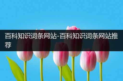 百科知识词条网站-百科知识词条网站推荐