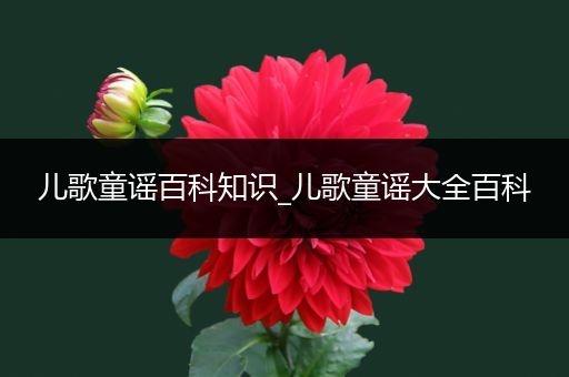 儿歌童谣百科知识_儿歌童谣大全百科