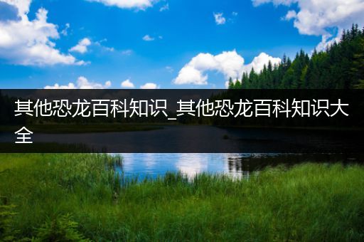 其他恐龙百科知识_其他恐龙百科知识大全