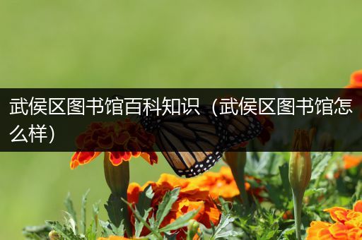 武侯区图书馆百科知识（武侯区图书馆怎么样）