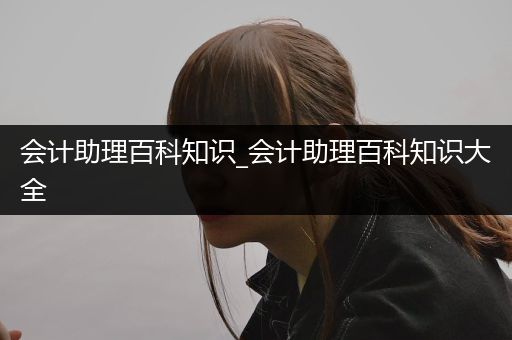 会计助理百科知识_会计助理百科知识大全