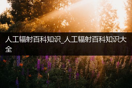 人工辐射百科知识_人工辐射百科知识大全