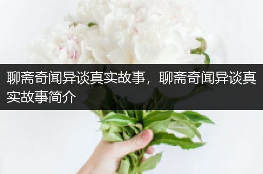 聊斋奇闻异谈真实故事，聊斋奇闻异谈真实故事简介