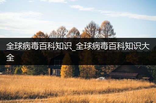全球病毒百科知识_全球病毒百科知识大全