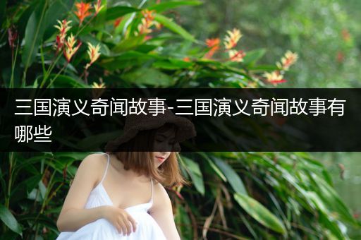 三国演义奇闻故事-三国演义奇闻故事有哪些