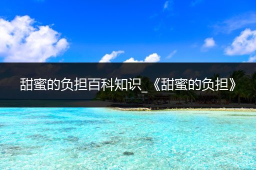 甜蜜的负担百科知识_《甜蜜的负担》
