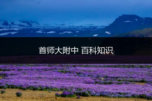 首师大附中 百科知识
