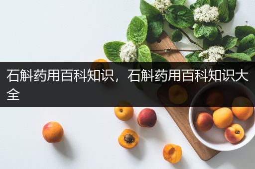 石斛药用百科知识，石斛药用百科知识大全