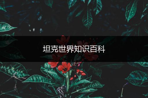 坦克世界知识百科