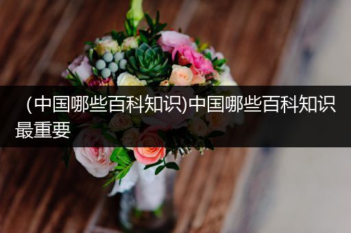 （中国哪些百科知识)中国哪些百科知识最重要