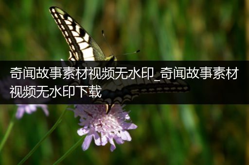 奇闻故事素材视频无水印_奇闻故事素材视频无水印下载