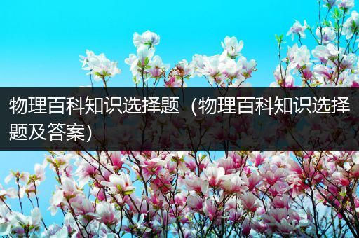 物理百科知识选择题（物理百科知识选择题及答案）