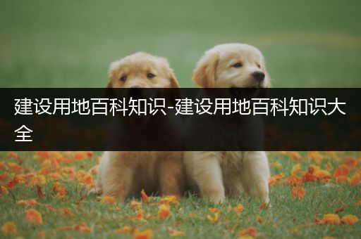 建设用地百科知识-建设用地百科知识大全