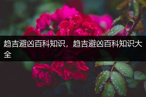 趋吉避凶百科知识，趋吉避凶百科知识大全