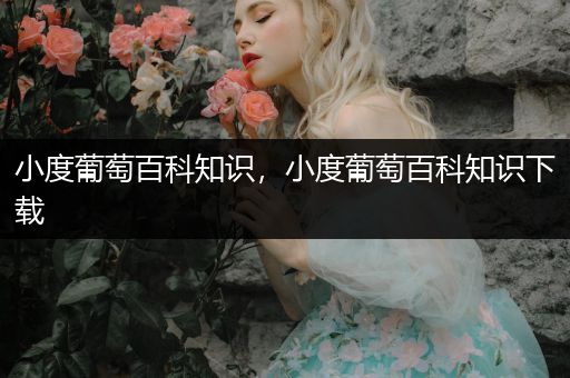 小度葡萄百科知识，小度葡萄百科知识下载