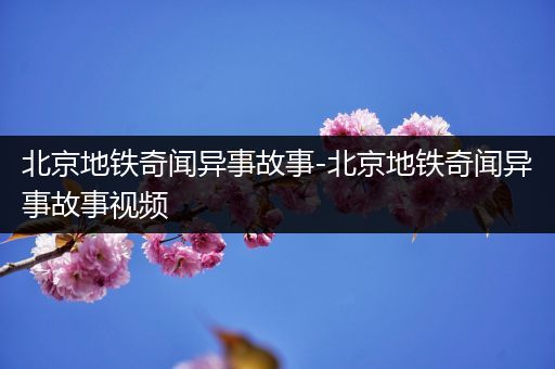 北京地铁奇闻异事故事-北京地铁奇闻异事故事视频