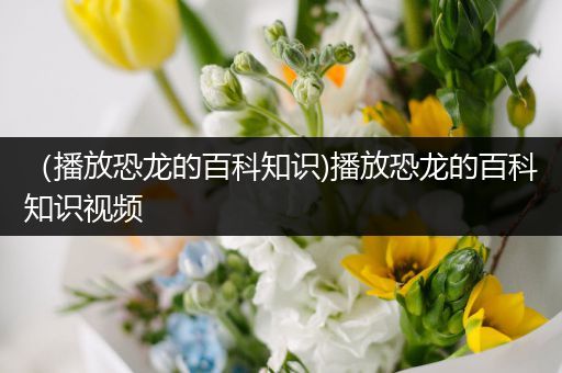 （播放恐龙的百科知识)播放恐龙的百科知识视频