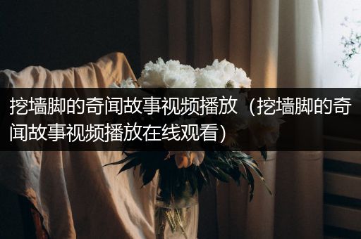 挖墙脚的奇闻故事视频播放（挖墙脚的奇闻故事视频播放在线观看）