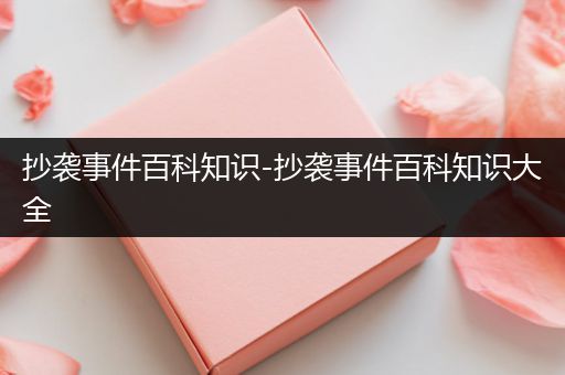 抄袭事件百科知识-抄袭事件百科知识大全