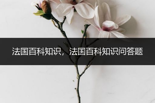 法国百科知识，法国百科知识问答题
