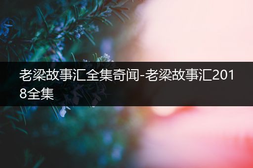 老梁故事汇全集奇闻-老梁故事汇2018全集