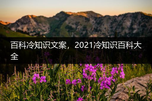 百科冷知识文案，2021冷知识百科大全