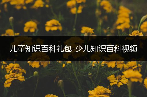 儿童知识百科礼包-少儿知识百科视频