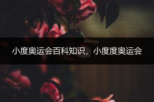 小度奥运会百科知识，小度度奥运会