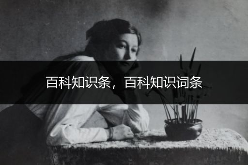 百科知识条，百科知识词条