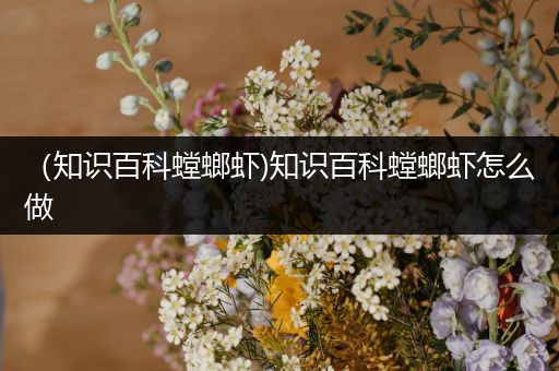 （知识百科螳螂虾)知识百科螳螂虾怎么做