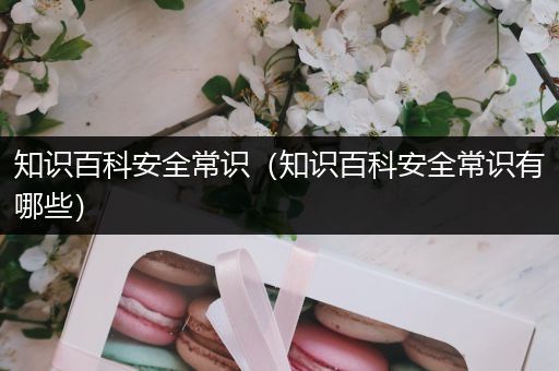 知识百科安全常识（知识百科安全常识有哪些）