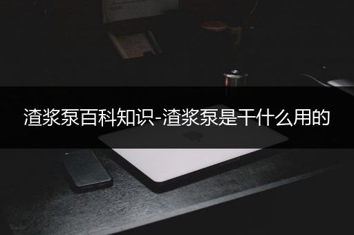 渣浆泵百科知识-渣浆泵是干什么用的