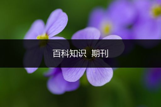 百科知识  期刊