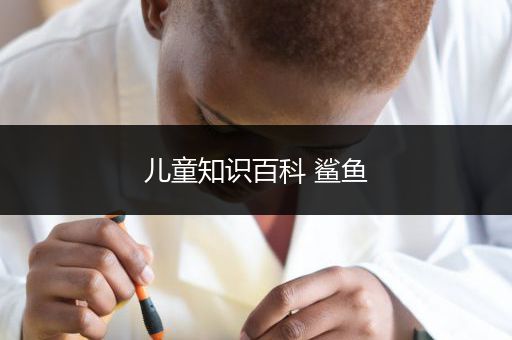儿童知识百科 鲨鱼