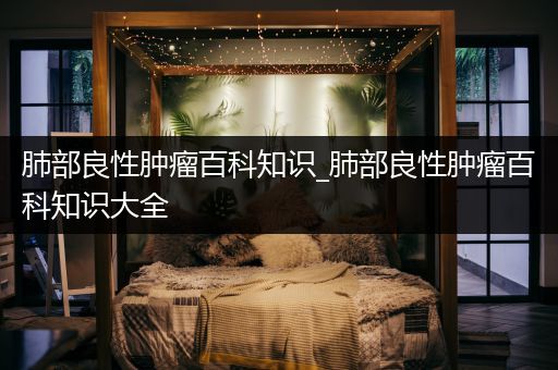 肺部良性肿瘤百科知识_肺部良性肿瘤百科知识大全