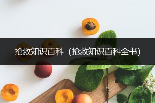 抢救知识百科（抢救知识百科全书）