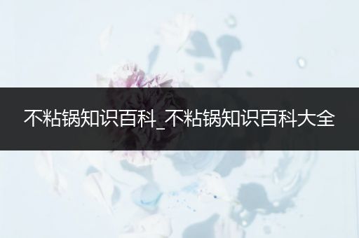 不粘锅知识百科_不粘锅知识百科大全