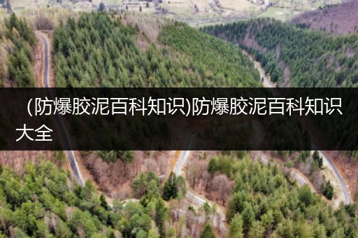 （防爆胶泥百科知识)防爆胶泥百科知识大全
