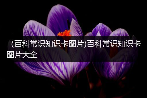 （百科常识知识卡图片)百科常识知识卡图片大全
