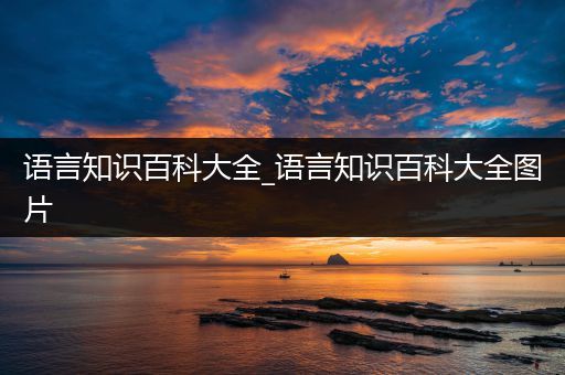 语言知识百科大全_语言知识百科大全图片