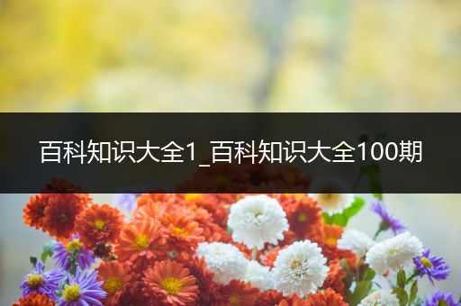 百科知识大全1_百科知识大全100期