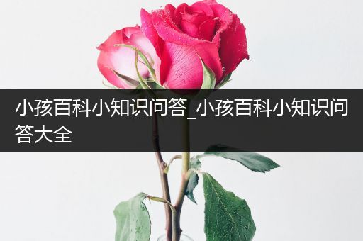 小孩百科小知识问答_小孩百科小知识问答大全