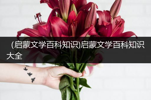 （启蒙文学百科知识)启蒙文学百科知识大全