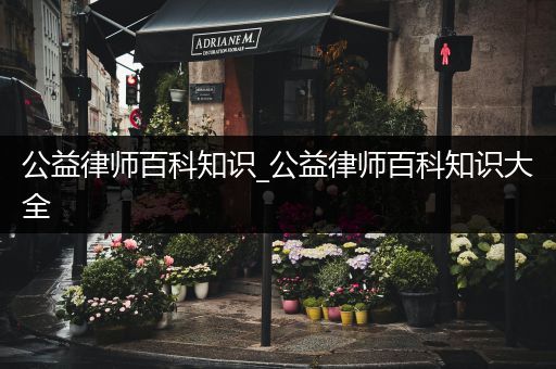 公益律师百科知识_公益律师百科知识大全
