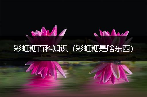 彩虹糖百科知识（彩虹糖是啥东西）