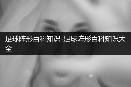 足球阵形百科知识-足球阵形百科知识大全