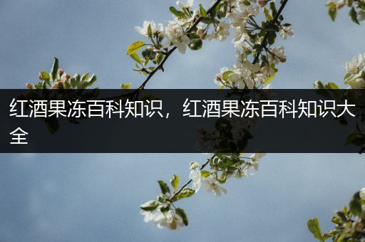 红酒果冻百科知识，红酒果冻百科知识大全