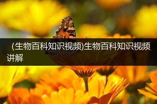 （生物百科知识视频)生物百科知识视频讲解